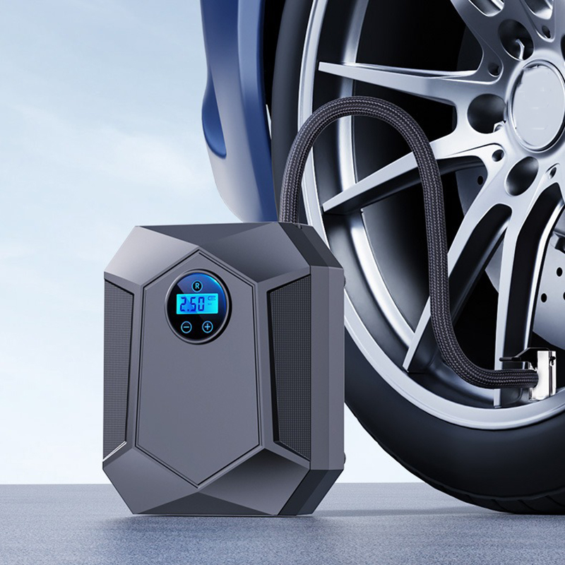 Car Portable Tire Inflator - DC12V Tragbarer Kabelgebundener Auto-Reifenfüller Luftkompressor Luftpumpe
