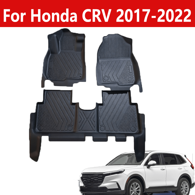 Car Accessories Papar - TPE Autofußmatten für Honda CRV 2017-2022,