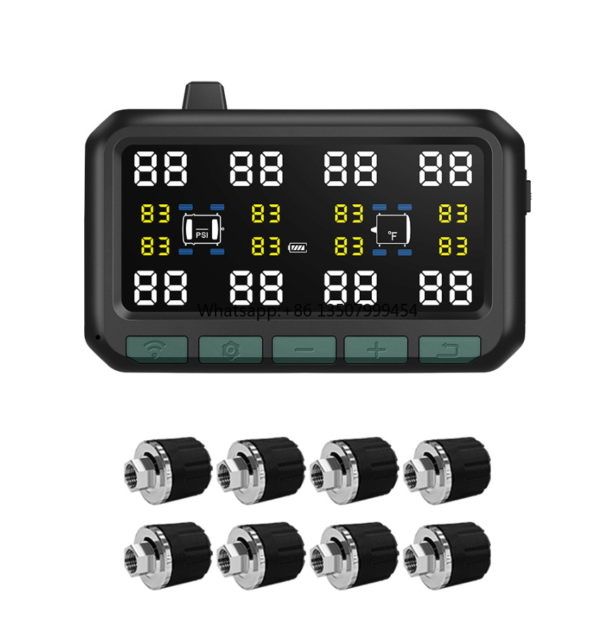 Tire Pressure Monitor - Grenzüberschreitendes Exklusives Intelligentes Drahtloses Reifendrucküberwachungssystem Geeignet