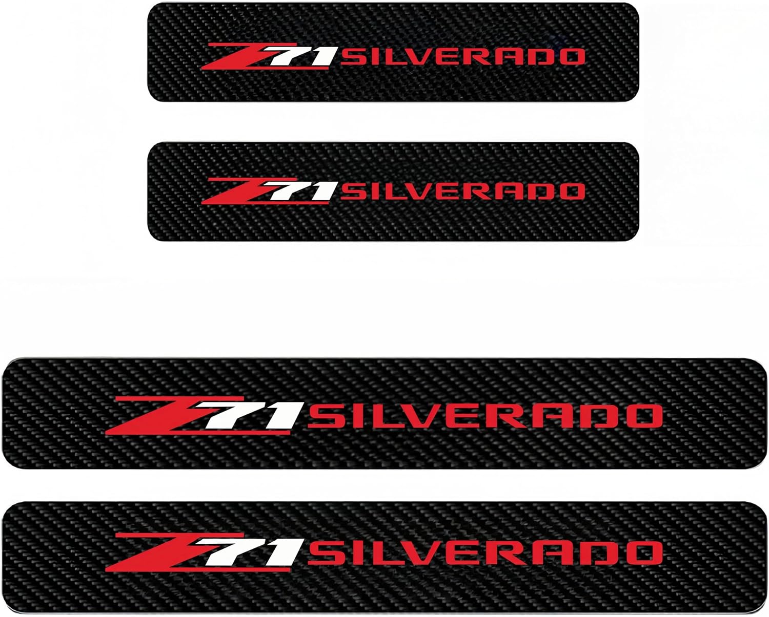 Car Accessories On Amazon - Auto-Türschwellen-Platten-Schutzaufkleber, Schwellenschutz, Kohlefaser-Aufkleber, Styling-Zubehör für GMC