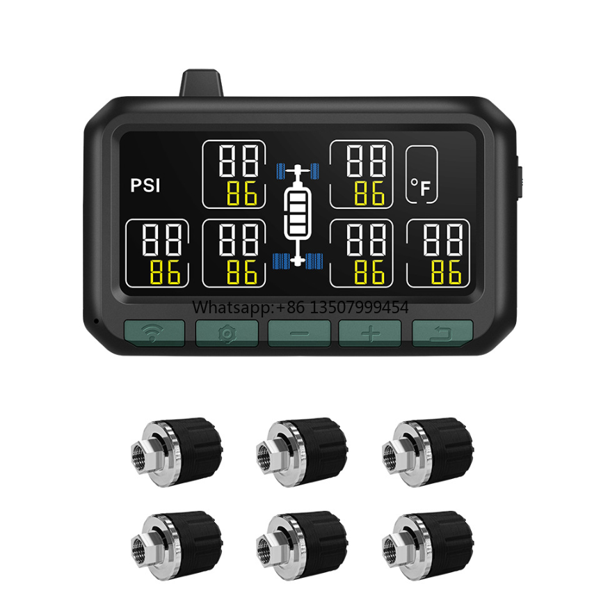 Tire Pressure Monitor - Grenzüberschreitendes Exklusives Intelligentes Drahtloses Reifendrucküberwachungssystem für