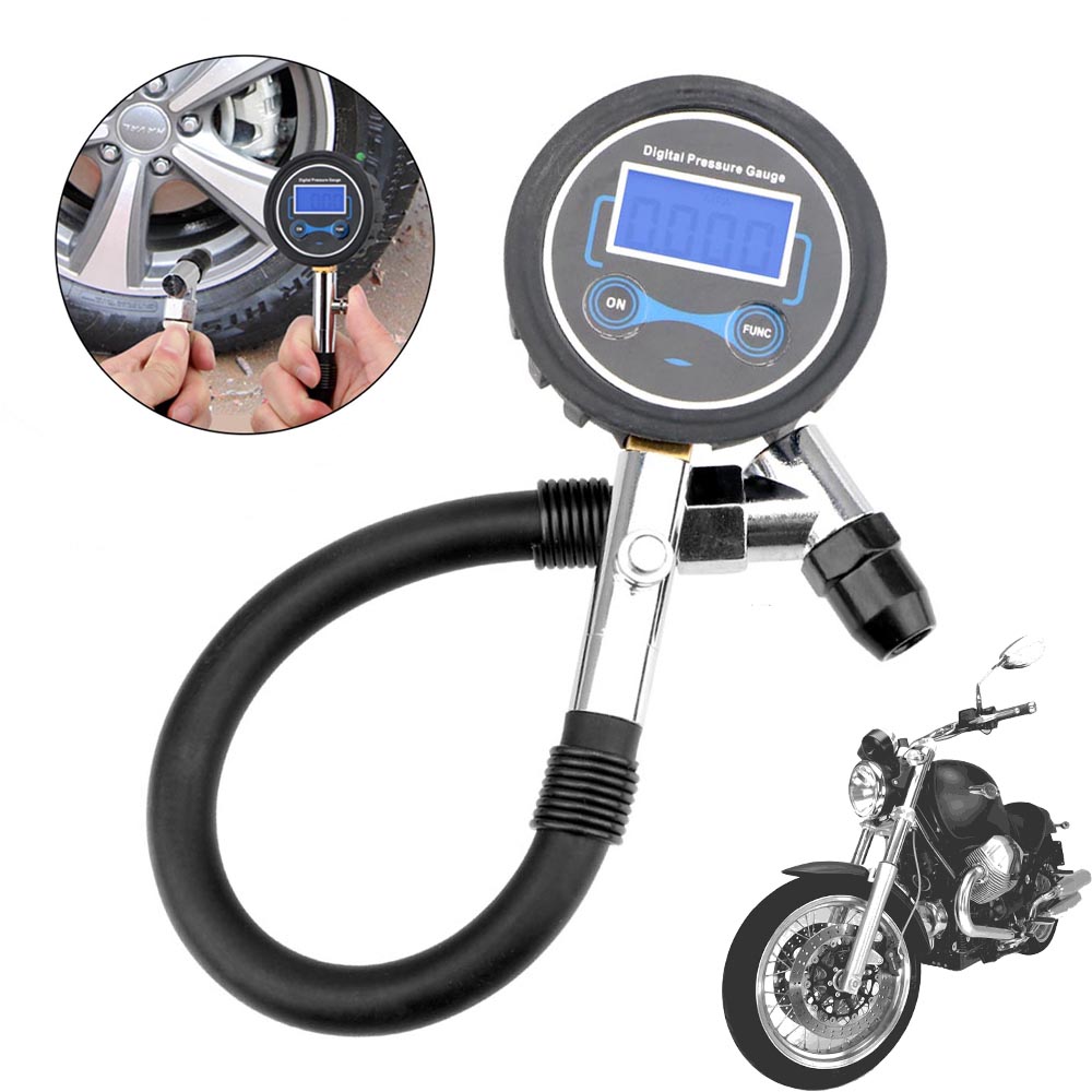 Tire Pressure Monitor - 0-200psi Reifendruck messer Motorrad Reifen tester