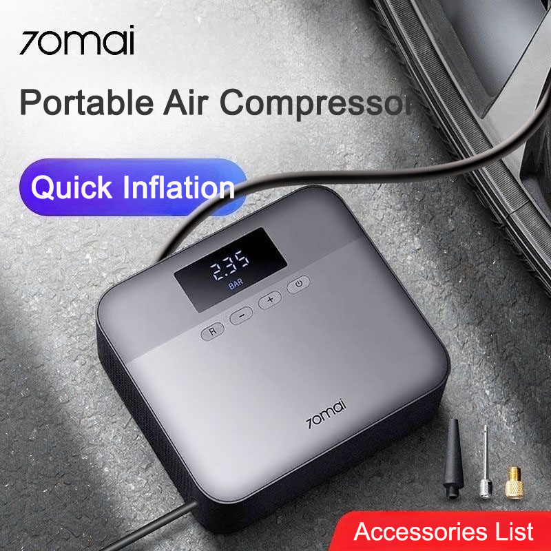 Car Portable Tire Inflator - 70mai Tragbarer Luftkompressor Reifenfüller Luftpumpe für
