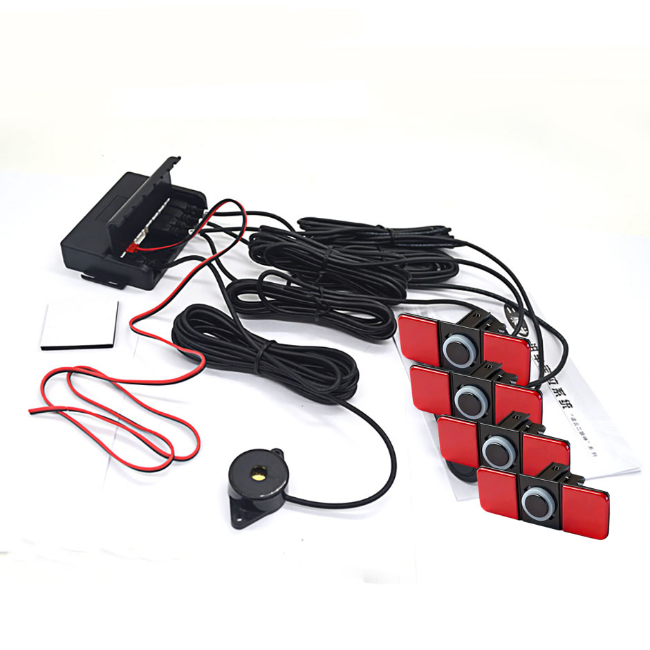 Car Accessories Near Me - QXNY Parktron Einparkhilfe Rückfahrradar mit 4