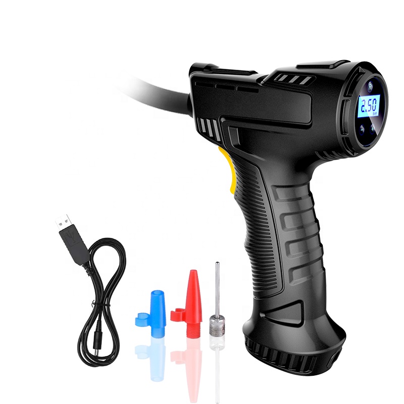 Car Portable Tire Inflator - 150PSI 120W Tragbare Digitale Wiederaufladbare Elektrische