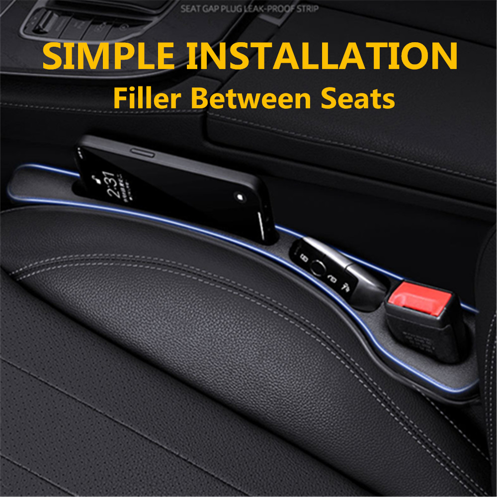 Car Accessories Papar - 2X Autositz-Lückenfüller für Zwischenräume zwischen den