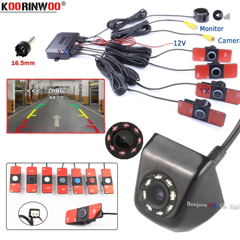 Car Accessories Near Me - Parktronic Assistance Auto 4-Rückradar-Erkennungsgerät Rückfahrkamera Elektronisches