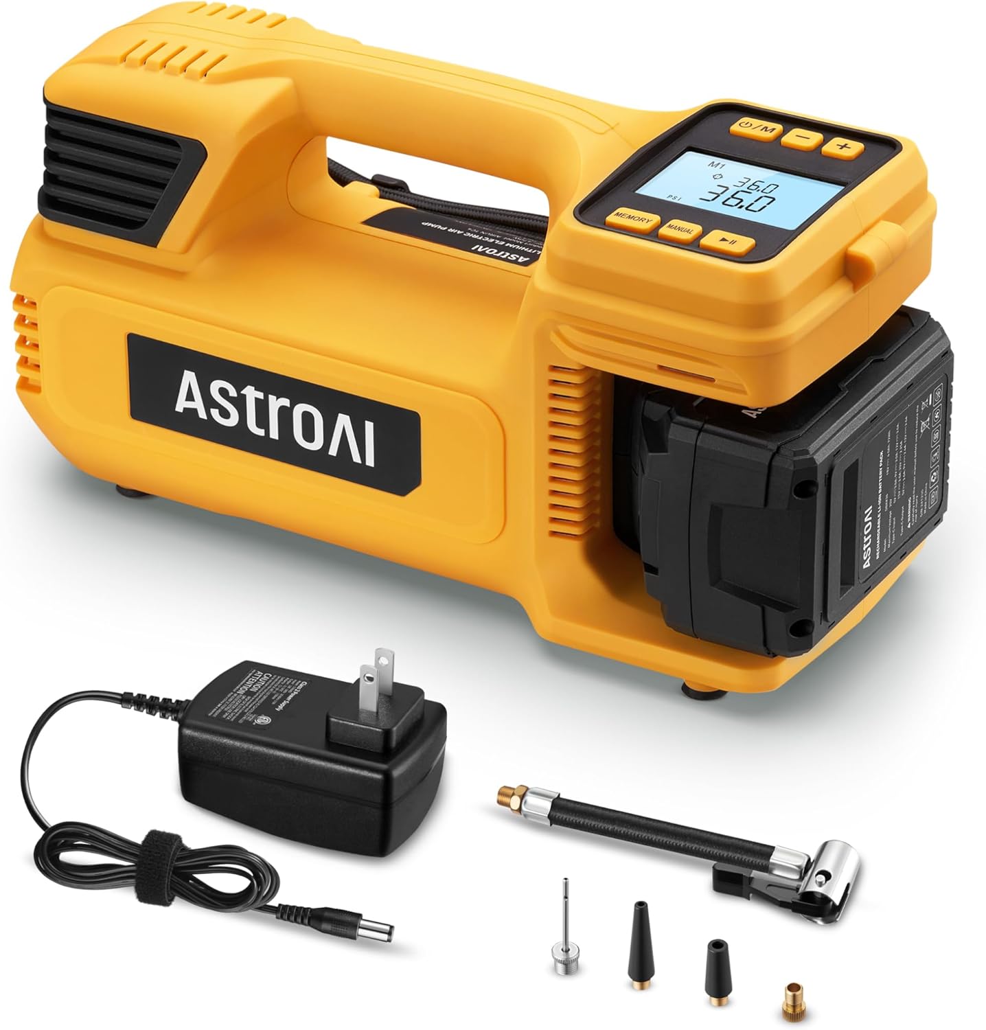 Car Portable Tire Inflator - Kabelloser Reifenfüller, tragbarer Luftkompressor, 20V Hochleistungs-Akku-Luftpumpe