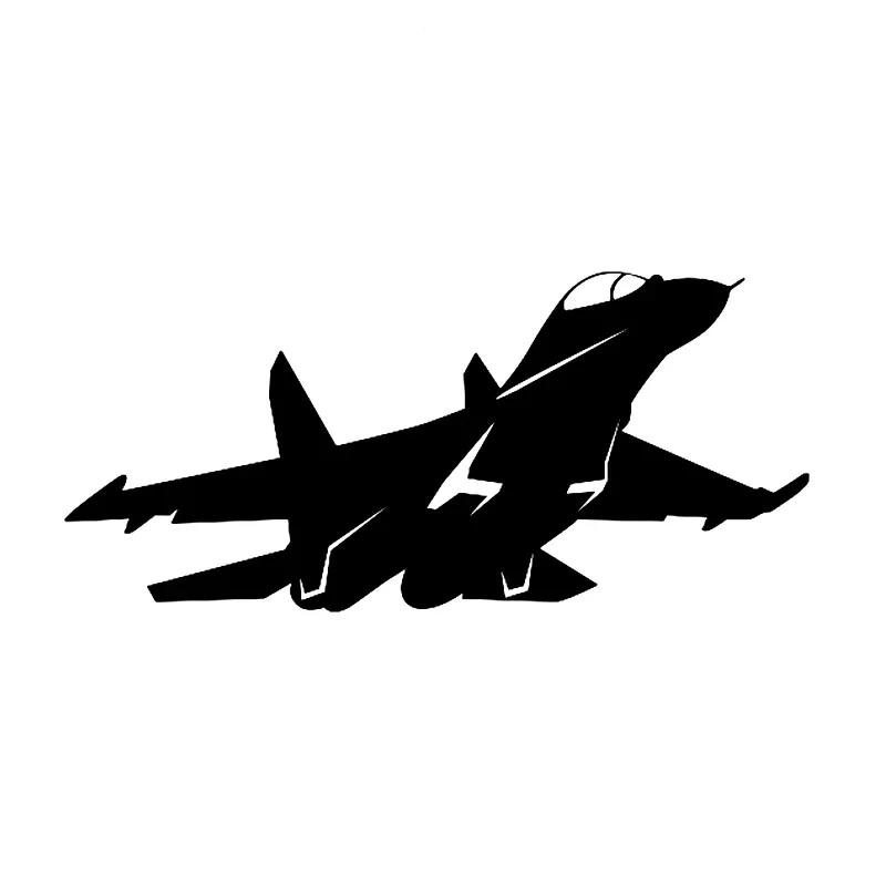 Car Accessories On Amazon - Auto Aufkleber Su-27 Flugzeug wasserdicht Auto