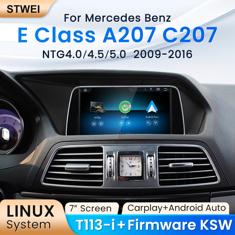 Car Accessories In India - STWEI 7-Zoll Wireless CarPlay Android Auto