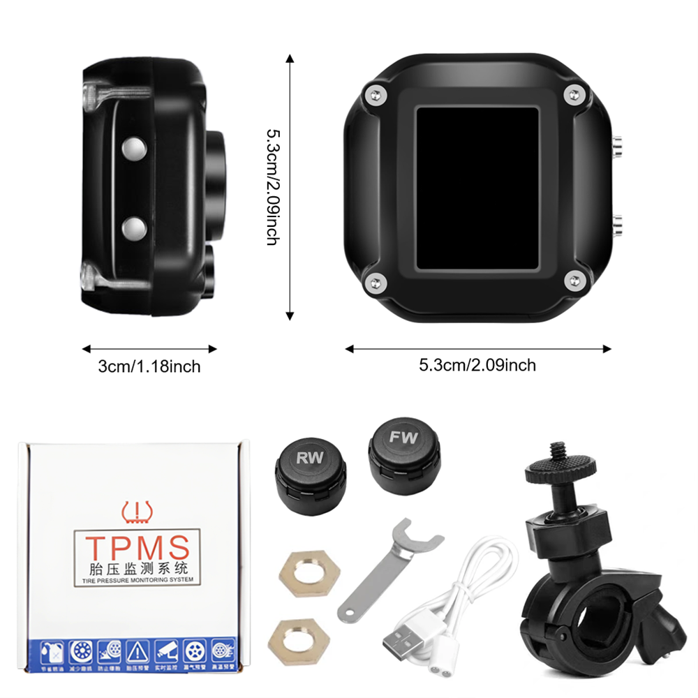Motorrad TPMS mit QC 3.0 Schne – Tire Pressure Monitor Bewertung und Preis
