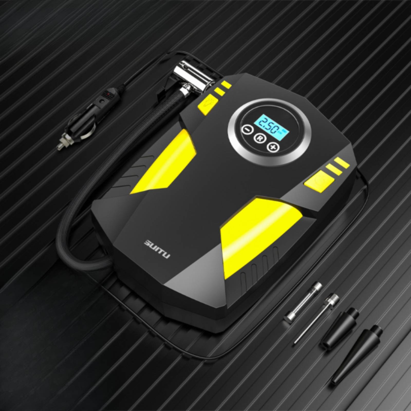 Tragbarer Luftkompressor mit D – Car Portable Tire Inflator Bewertung und Preis
