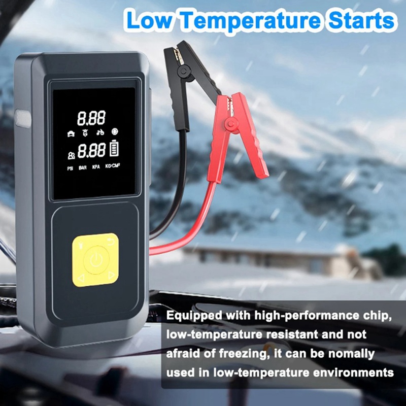 Tragbarer Starthilfe mit Luftp – Portable Jump Starter Bewertung und Preis