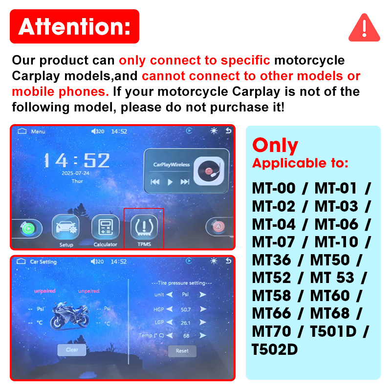 Jansite Motorräder TPMS, entwo – Tire Pressure Monitor Bewertung und Preis