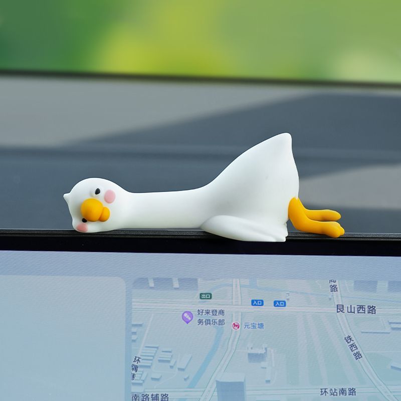 Niedliche Cartoon Weiße Ente A – Car Accessories Hanging Bewertung und Preis