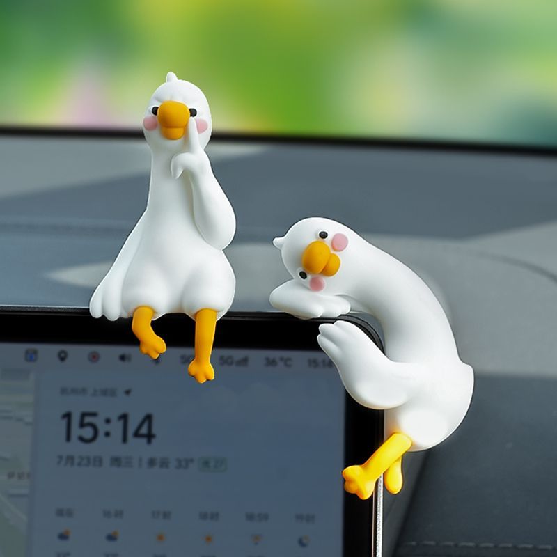 Niedliche Cartoon Weiße Ente A – Car Accessories Hanging Bewertung und Preis