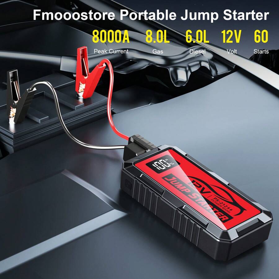 8000A Auto-Starthilfegerät, 12 – Portable Jump Starter Bewertung und Preis