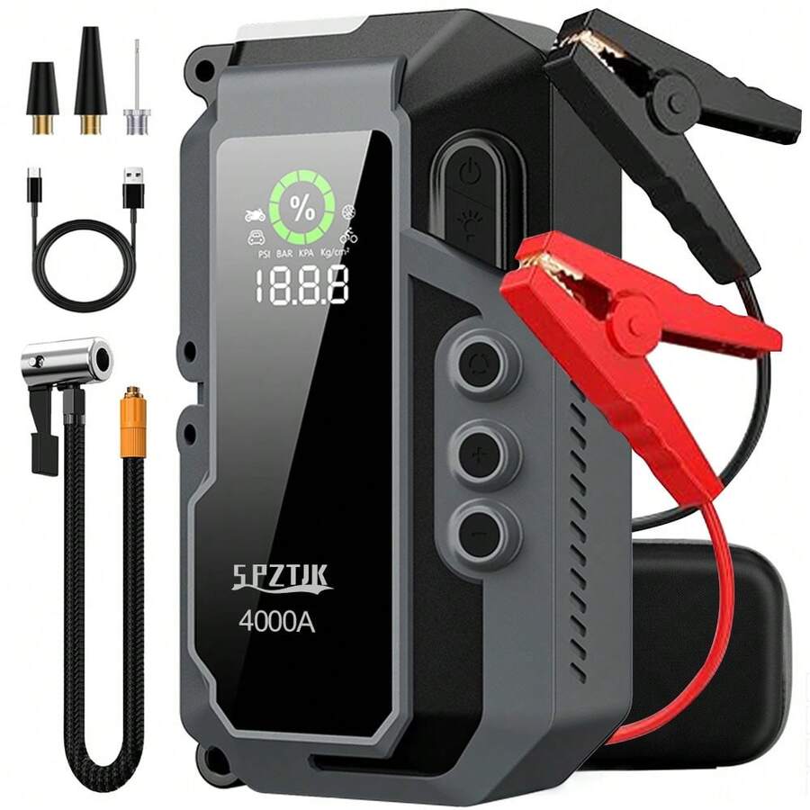 4000A Auto-Starthilfe - Tragba – Portable Jump Starter Bewertung und Preis