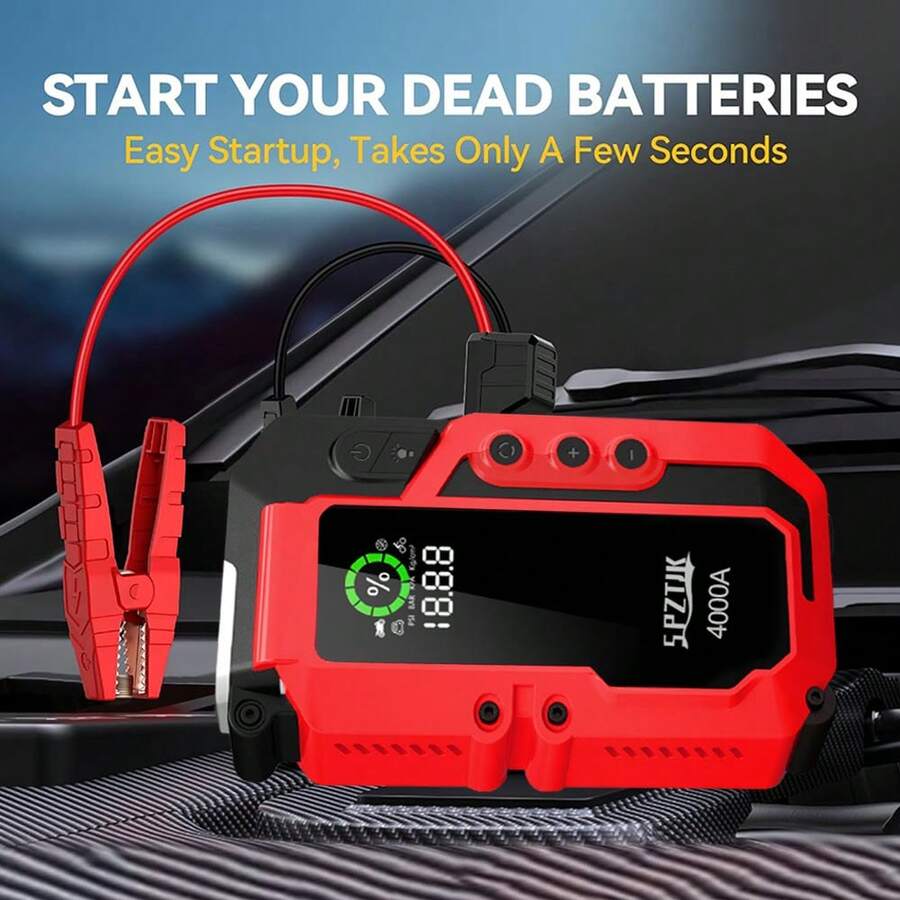 4000A Auto-Starthilfe - Tragba – Portable Jump Starter Bewertung und Preis