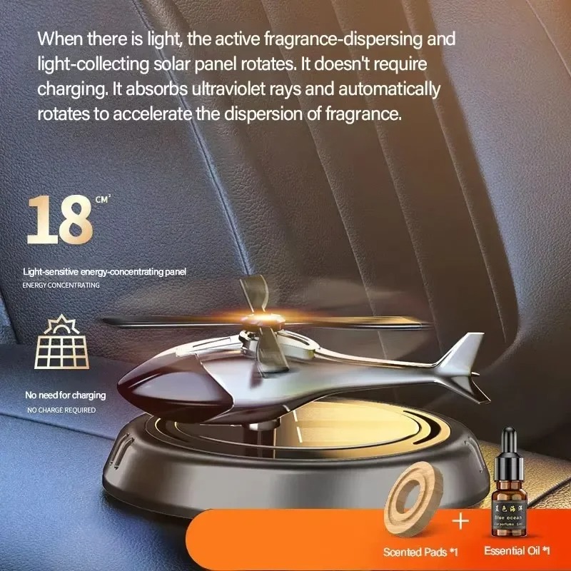 Solarbetriebener Helikopter-Au – Car Accessories Perfume Bewertung und Preis